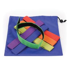 Three Legged Race Ties - Multi-coloured Set of 6